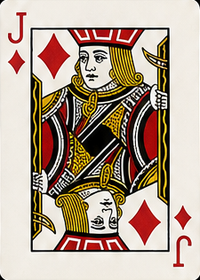 Jack of diamonds from the Solitaire Classics deck