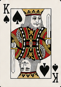 King of spades from the Solitaire Classics deck